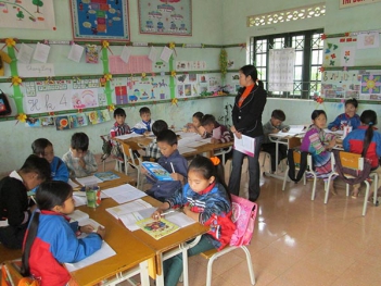 Viết một đoạn văn ngắn tả về trường em