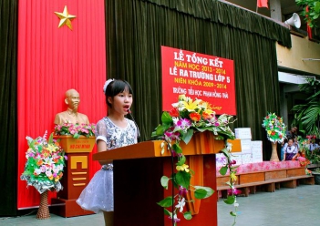 Bài phát biểu cảm nghĩ của học sinh lớp 5
