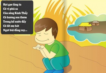 Bài văn miêu tả về đoạn thơ trong bài văn Hạt Gạo Làng Ta