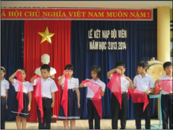 Lập dàn ý bài văn tả cảnh biểu biểu diễn ở trường