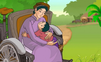 Bài văn hay phân tích tình cảm của bé Hồng trong đoạn trích Trong lòng mẹ