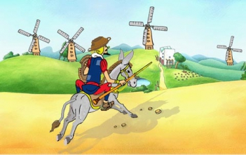 Phát biểu cảm nghĩ của em về nhân vật Đôn-ki-hô-tê