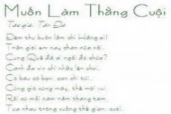 Phân tích tâm tạng Tản Đà trong bài thơ Muốn làm thằng Cuội