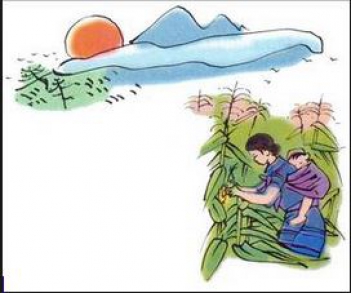 Bài văn phân tích về bài thơ Khúc hát ru những em bé lớn trên lưng mẹ hay