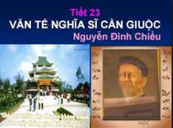 Phân tích hình ảnh người nghĩa sĩ trong bài Văn tế nghĩa sĩ Cần Giuộc