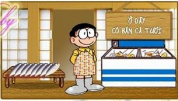 Đằng sau những lời khuyên trong truyện ở đây có bán cá tươi