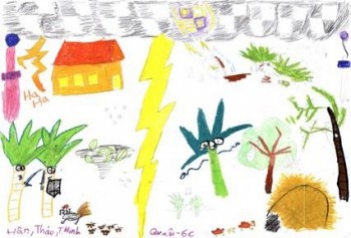 Bài văn miêu tả về mưa dựa theo bài thơ Mưa của Trần Đăng Khoa