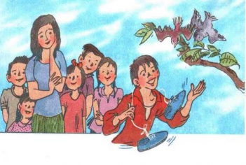 Một câu chuyện hay về đôi giày ba ta màu xanh