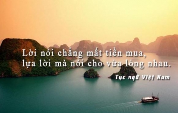 Bài văn hay bình luận về một câu ca dao về lời ăn tiếng nói