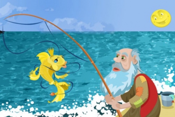 Kể lại câu chuyện Ông lão đánh cá và con cá vàng trong vai ông lão