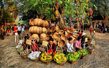 Bài văn hay miêu tả cảnh chợ quê