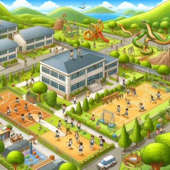 Bài văn tả quang cảnh trường em giờ ra chơi thật hay