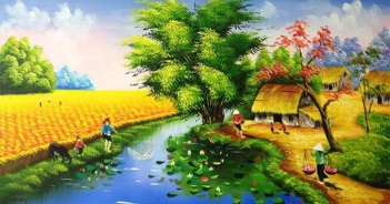 Cách lập dàn ý bài văn tả cảnh sông nước ngắn gọn súc tích