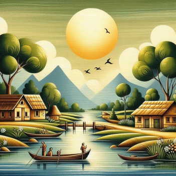 Những bài văn tả cảnh sông nước lớp 5 ngắn gọn