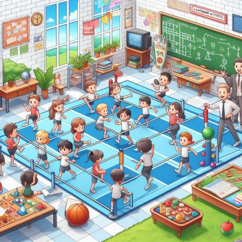 Dàn ý viết bài văn tả cảnh sinh hoạt giờ ra chơi em thích nhất